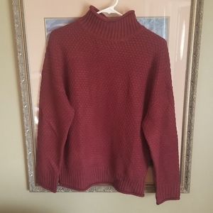 Dark red knit red sweater.  New w/o tags.  Purchased at Nordstrom Rack.